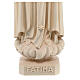 Our Lady of Fatima statue in wood, natural finish Val Gardena s5