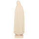 Our Lady of Fatima statue in wood, natural finish Val Gardena s6