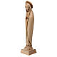 Madonna di Fatima stilizzata legno Valgardena cerata filo oro s3