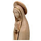 Matka Boska Fatimska stylizowana drewno Val Gardena woskowane złoty pasek s2