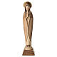 Virgen de Fátima estilizada madera Val Gardena bruñida 3 colores s1