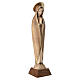 Notre-Dame de Fatima stylisée bois Val Gardena bruni 3 tons s5