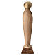Madonna di Fatima stilizzata legno Valgardena brunito 3 colori s7