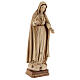 Notre-Dame de Fatima 5ème apparition bois Val Gardena bruni 3 tons s4