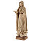 Madonna di Fatima 5. Apparizione legno Valgardena brunito 3 colori s3