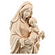 Madonna of love in wood, natural finish, Val Gardena s2