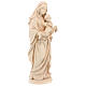 Madonna of love in wood, natural finish, Val Gardena s3