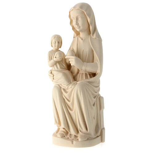 Madonna of Mariazell in natural wood, Val Gardena 3
