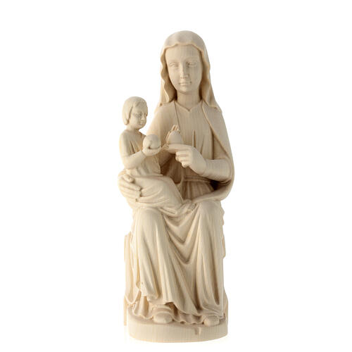 Madonna of Mariazell in natural wood, Val Gardena 1