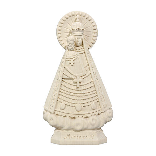 Madonna of Mariazell in wood, natural finish, Val Gardena 1