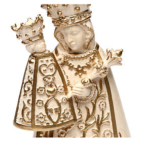Virgen de Altötting madera Val Gardena encerada hilo oro