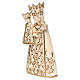 Madonna di Altötting legno Valgardena cerato filo oro s3