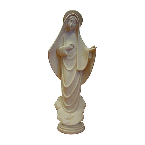 Madonna di Medjugorje Linea legno Valgardena naturale 1
