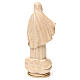 Madonna z Medjugorje z kościołem drewno Val Gardena woskowane złoty pasek s5