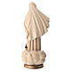 Our Lady of Medjugorje with church in wood of Valgardena burnished in 3 colours s8