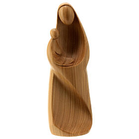 Stylized Our Lady Ambiente Design satined cherry wood statue Val Gardena