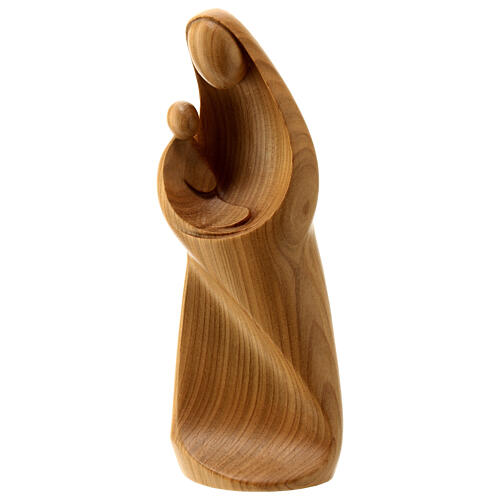 Stylized Our Lady Ambiente Design satined cherry wood statue Val Gardena 1