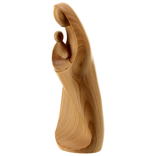 Stylized Our Lady Ambiente Design satined cherry wood statue Val Gardena 3