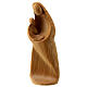 Stylized Our Lady Ambiente Design satined cherry wood statue Val Gardena s1