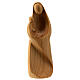 Stylized Our Lady Ambiente Design satined cherry wood statue Val Gardena s2