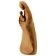 Stylized Our Lady Ambiente Design satined cherry wood statue Val Gardena s3