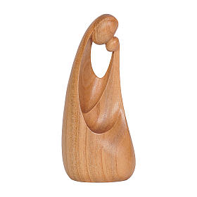 Statue in legno naturale: Madonna Ambiente Opera legno ciliegio 16 cm Valgardena satinata