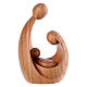 Holy Family Ars Design satinized in cherry wood of Valgardena s1