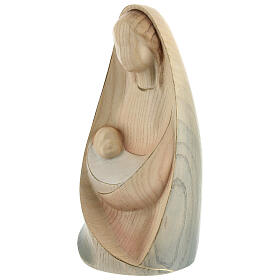 Statue Our Lady Madonna of Joy sitting Val Gardena maple wood