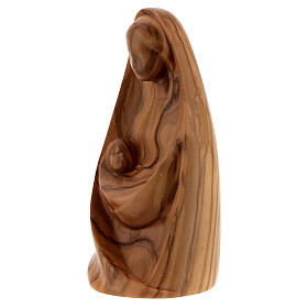 Estatua Virgen La Alegría madera olivo Val Gardena 8-12 cm