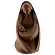 Virgin statue The Joy sitting Val Gardena walnut wood 8-12 cm s1