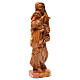 Virgin Eleousa statue in Bethlehem olive wood 50 cm s4