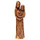Holy Family statue in Bethlehem olive wood 40 cm s1