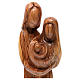Holy Family statue in Bethlehem olive wood 40 cm s2