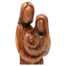 Figura Święta Rodzina, drewno oliwne Betlemme, 40 cm
