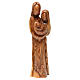 Figura Święta Rodzina, drewno oliwne Betlemme, 40 cm s1