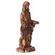 Statua Gesù in ulivo di Betlemme 24 cm s3