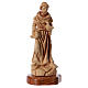 St. Francis statue in Bethlehem olive wood 23 cm s1