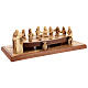 Das letzte Abendmahl – 12 cm Olivenholz-Figurengruppe auf 50 × 22 cm Basis s5