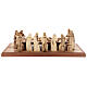 Last Supper, 12 cm characters on one support, olivewood, Palestine, 50x22 cm s8