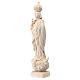 Virgen de los ángeles de madera natural de arce Val Gardena s2