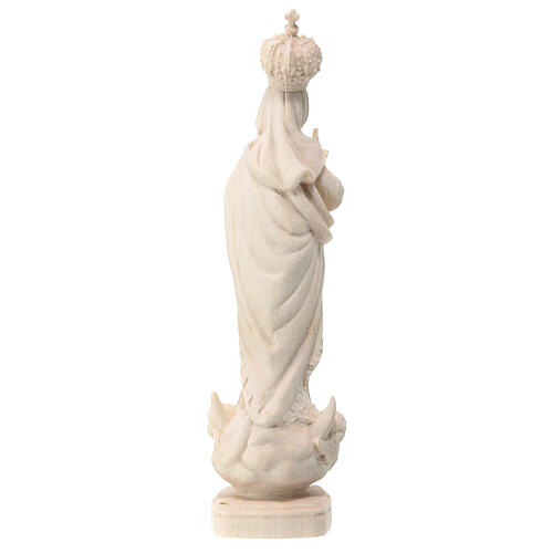 Mary of Angels statue in natural Val Gardena maple wood 4