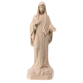 Our Lady of Medjugorje, natural maple wood, Val Gardena