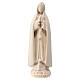 Modern statue of Our Lady of Fatima, natural maple wood, Val Gardena s1