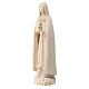 Modern statue of Our Lady of Fatima, natural maple wood, Val Gardena s2