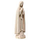 Modern statue of Our Lady of Fatima, natural maple wood, Val Gardena s3