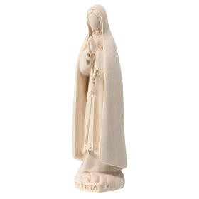 Our Lady of Fatima statue modern natural maple Val Gardena