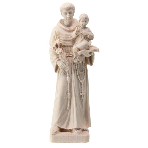 Saint Anthony of natural maple wood, Val Gardena 1