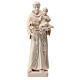 Saint Anthony of natural maple wood, Val Gardena s1