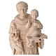 Saint Anthony of natural maple wood, Val Gardena s2