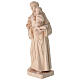 St Anthony statue in natural maple Val Gardena s3